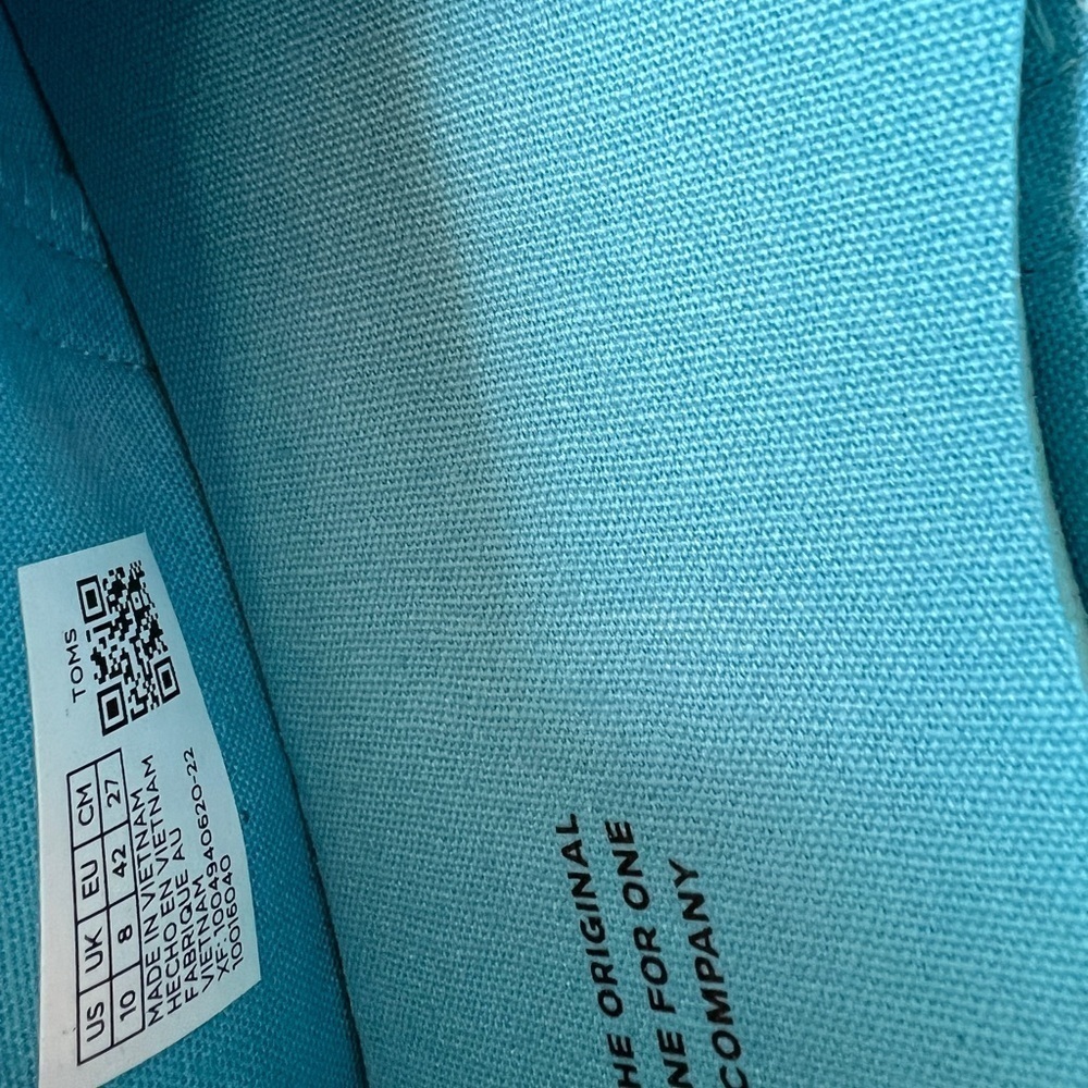 TOMS Limited Edition Black Science Glow In The Dark Print CloudBound Classics - Picture 5 of 14
